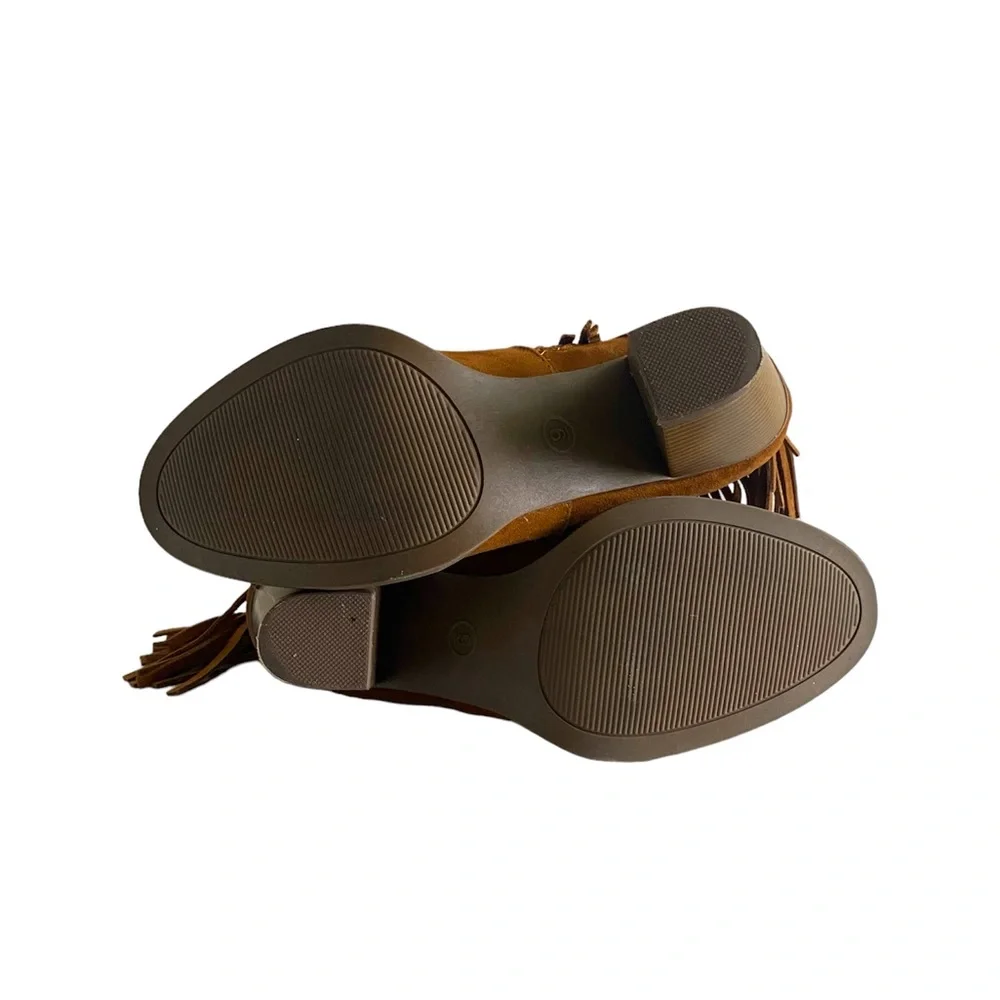 Fringe Western Boots Booties - Picture 5 of 6